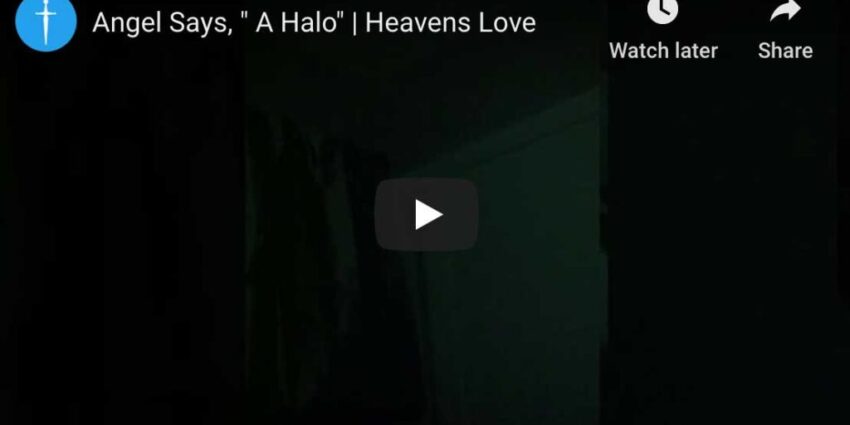 Angel Saying “A Halo”